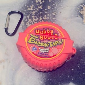 Bubble Gum Pink Case for Air Pods 1 2 3 Pro